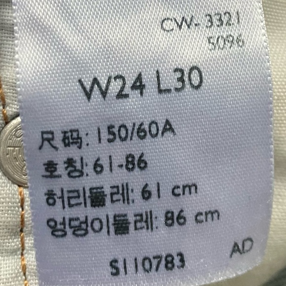 Levi’s 24/30– 501 Premium- Classic Blue Denim Jeans Button Fly - Picture 3 of 13